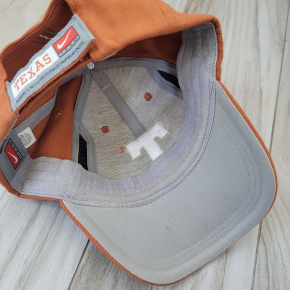 Lot of 2 Texas Longhorns Baseball Cap Hat NCAA Wool Polyester Orange Black - Picture 10 of 16